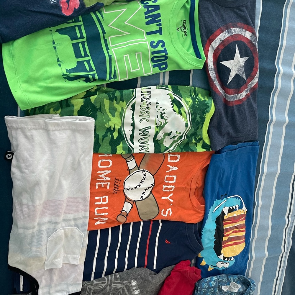 Lot of shirts for boys